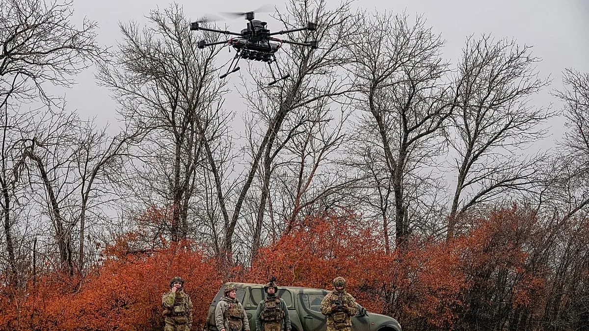 Image accompanying reporting about Drone attack and fire reported at Russia's Novokuibyshevsk oil refinery