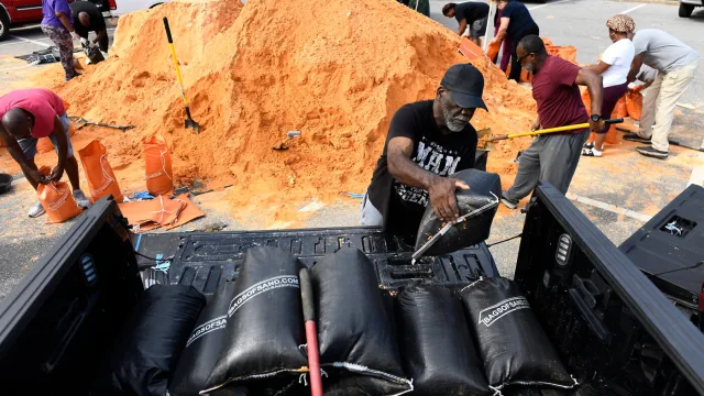 Image accompanying reporting about Isaias strengthens into Category 2 hurricane on collision course with the Gulf Coast
