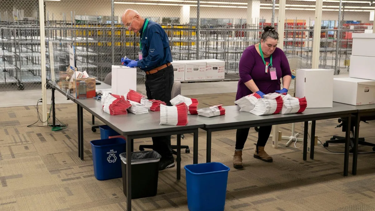Image accompanying reporting about Trump admin demands Washington set aside 400 ballots it says are from noncitizens