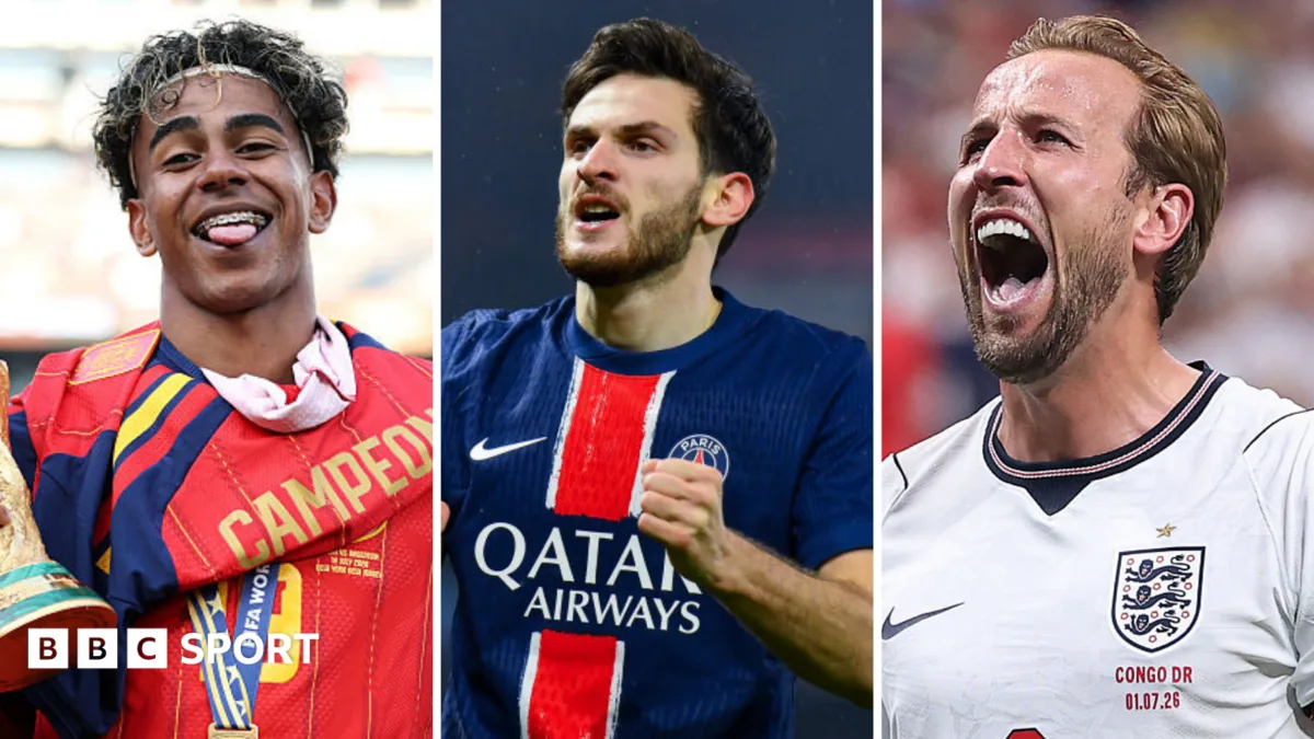 Image accompanying reporting about Who should win the men's Ballon d'Or? BBC Sport pundits have their say