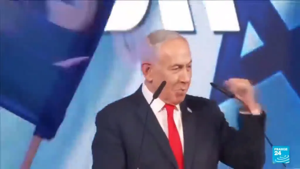 Image accompanying reporting about Israel elections: Netanyahu attacks Arab parties as they emerge as potential kingmakers