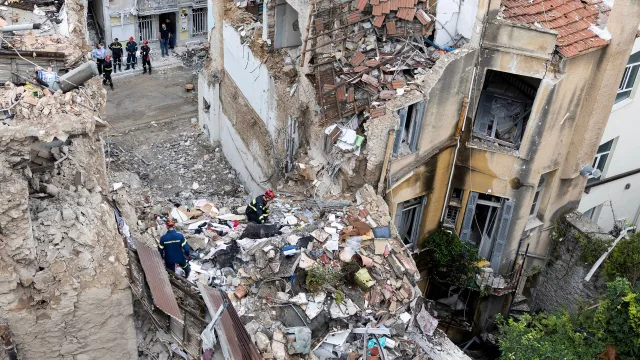 Image accompanying reporting about British man and Greek wife 'killed in Athens gas leak explosion'
