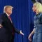 Image accompanying reporting about Trump focuses on farmers in Iowa visit, as GOP struggles on fertile ground