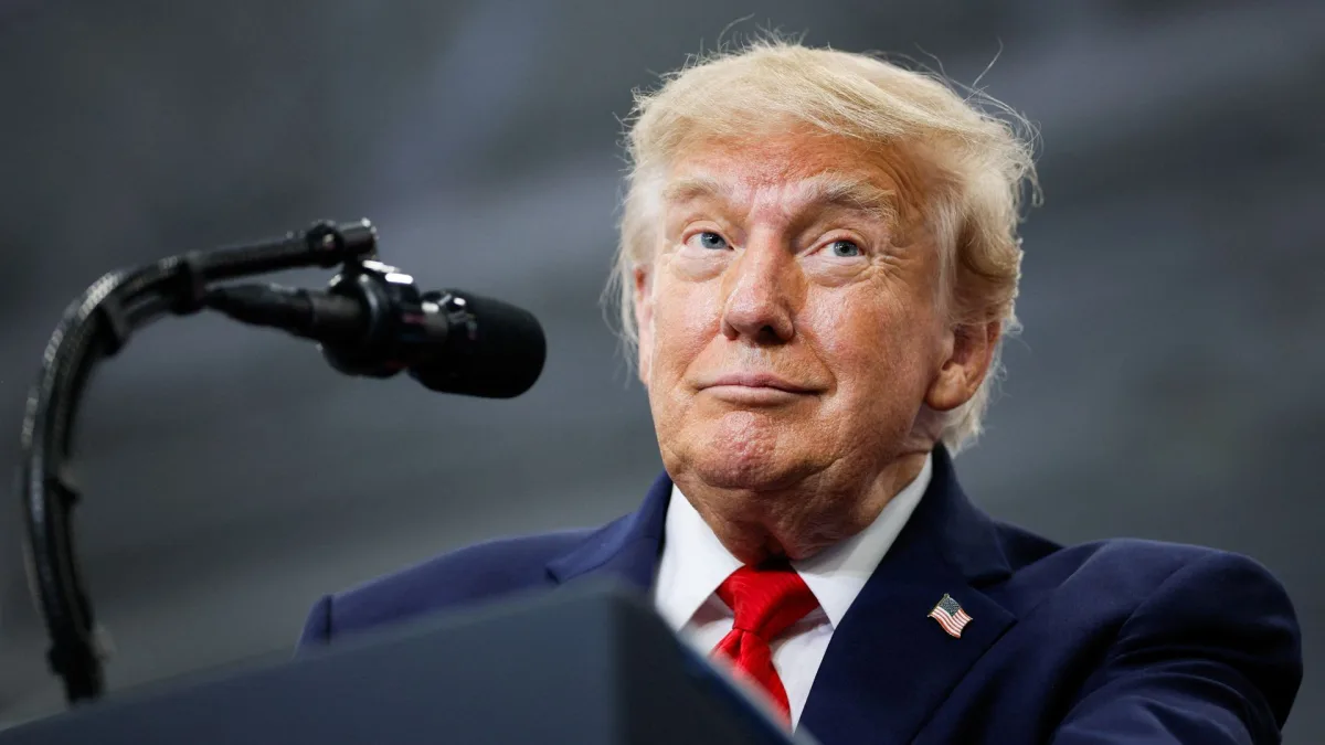 Image accompanying reporting about Trump says 'massive' oil, gas and mineral exploration will begin in 'our' Greenland