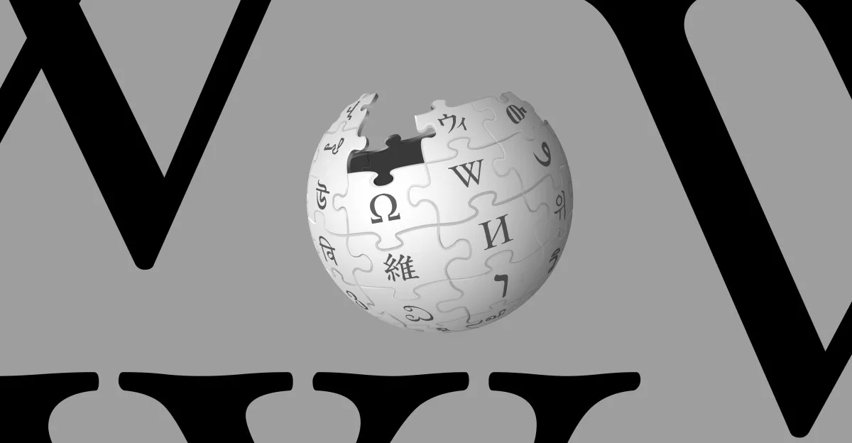 Image accompanying reporting about Wikipedia’s operator says a bad AI copyright ruling could threaten the open web