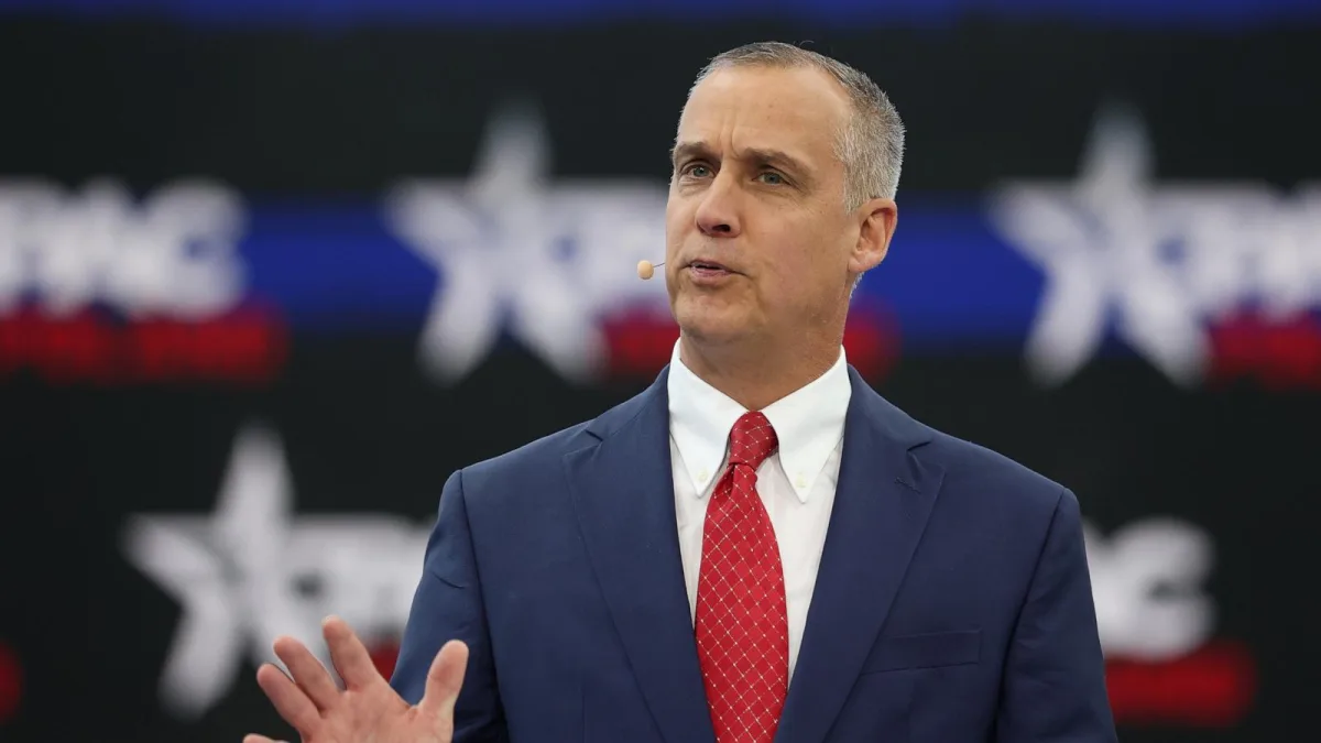 Image accompanying reporting about DOJ probing Trump ally Corey Lewandowski's actions at DHS after IG referral: Sources