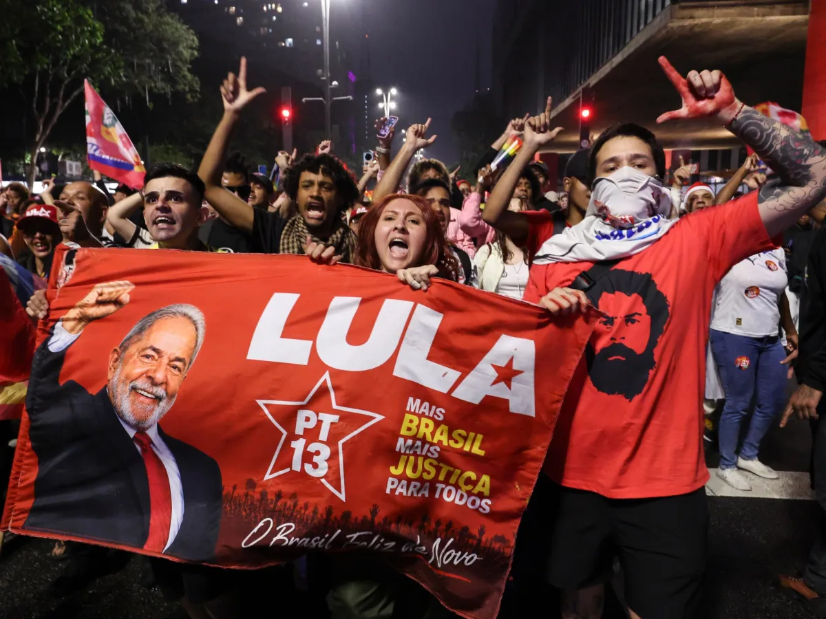 Image accompanying reporting about Lula’s victory may be a turning point for Latin America
