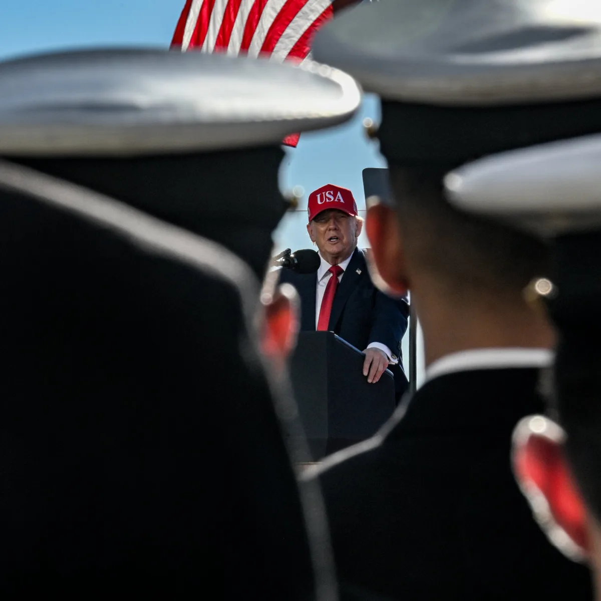 Image accompanying reporting about Trump Says U.S. Will Not Strike Iran Again Before Midterms as Military Draws Up New Plans
