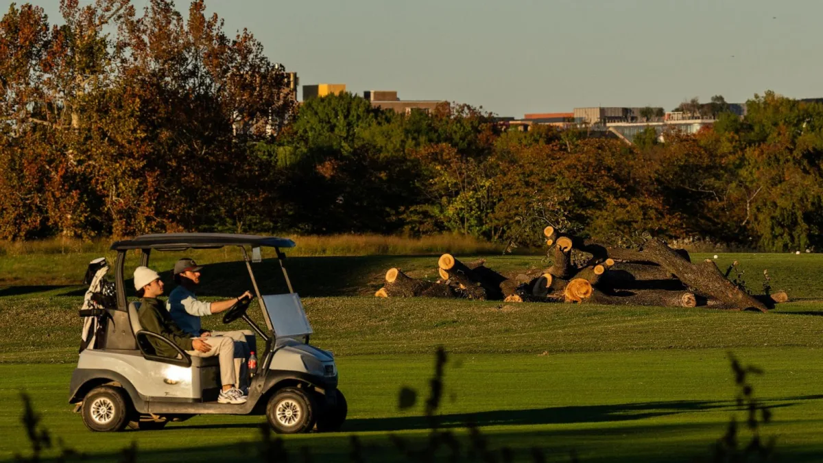 Image accompanying reporting about Dem wants to keep Trump from buying DC golf course after federally funded renovations