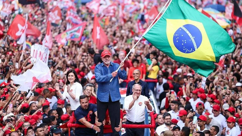 Image accompanying reporting about Lula's comeback in Brazil dents Trump's ambitions for Latin America