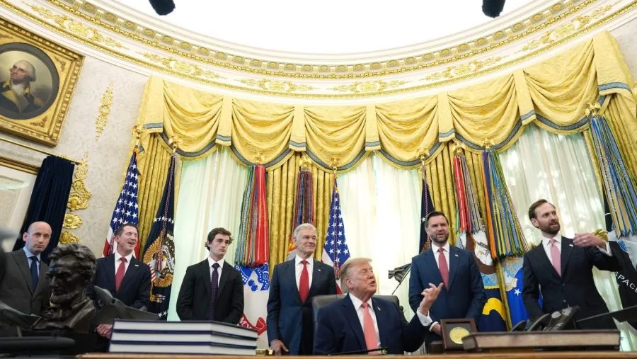 Image accompanying reporting about Trump snaps at White House reporter: ‘Are you a sick person?’
