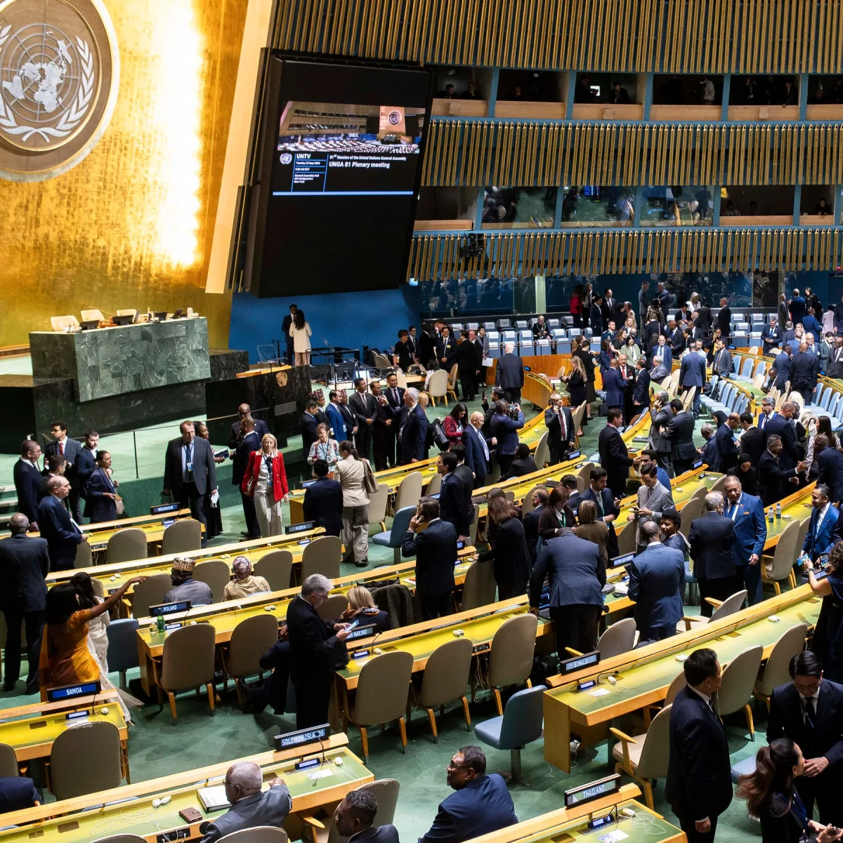 Image accompanying reporting about Trump Threatens Annihilation in Iran in UN Speech and Lays Out Winner-Takes-All Vision
