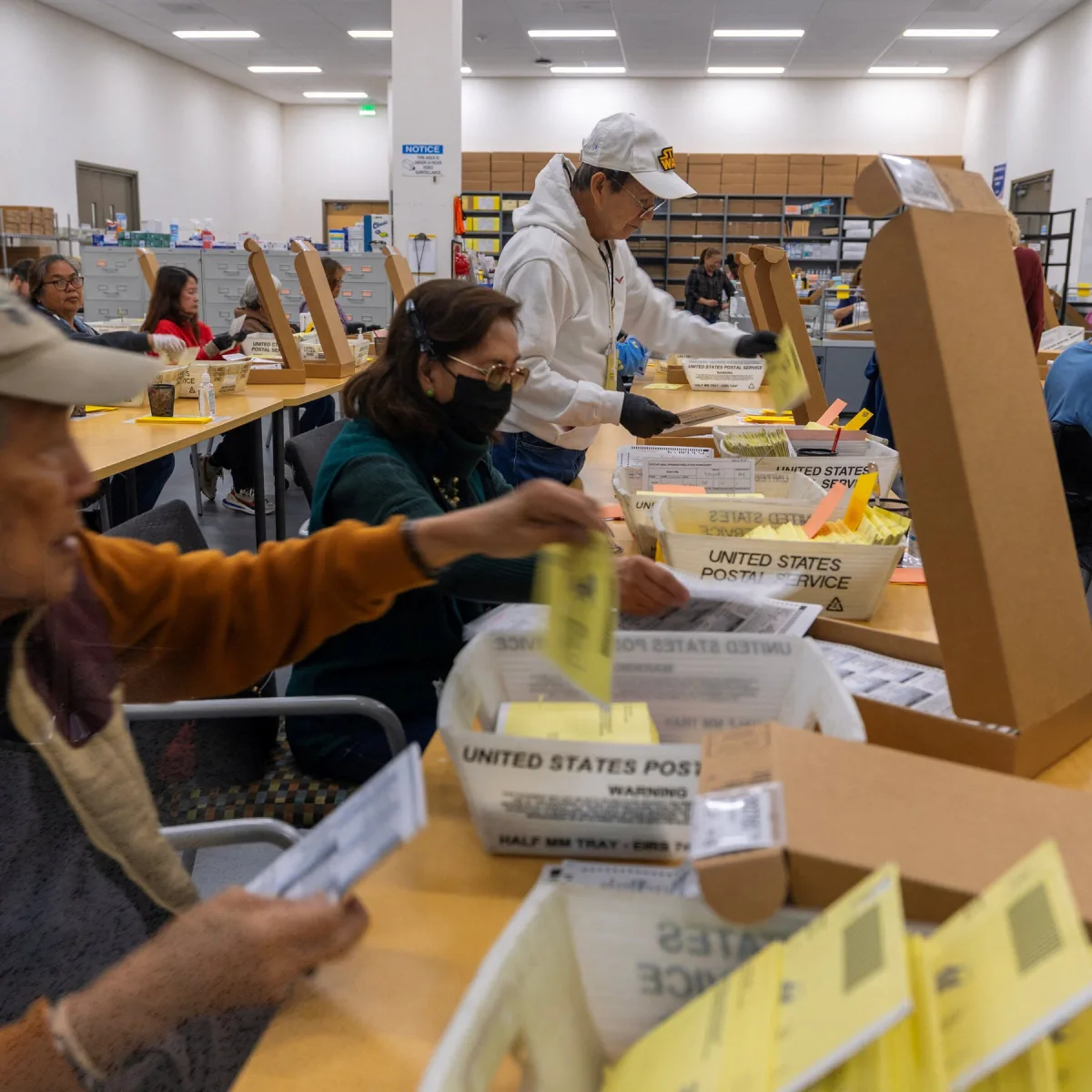 Image accompanying reporting about Judge Rejects Trump Officials’ Bid to Set Aside California Ballots