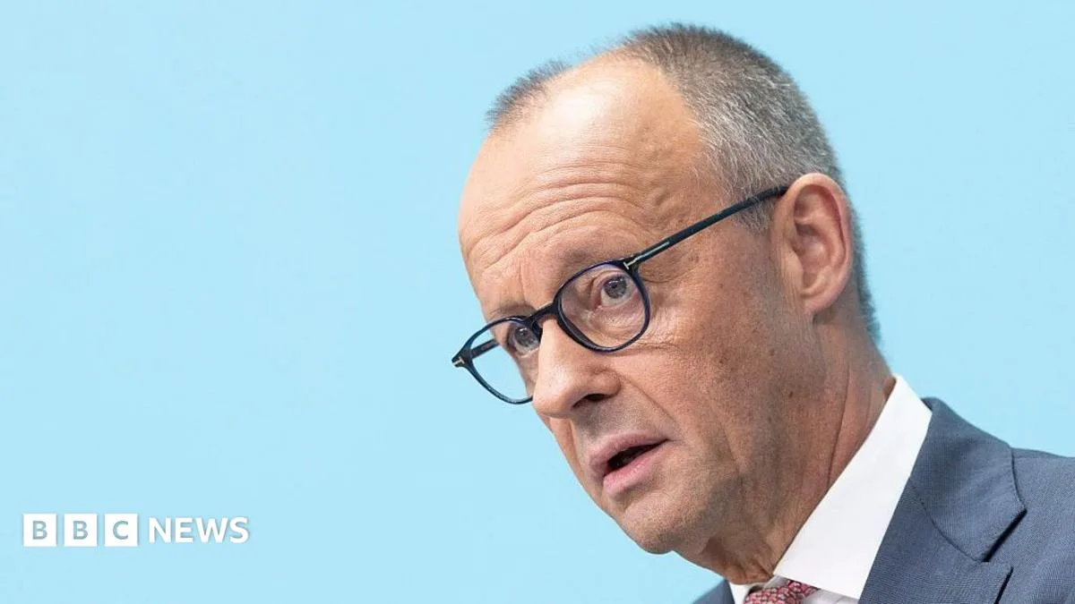 Image accompanying reporting about Merz vows to keep coalition together for Germany's 'democratic future'
