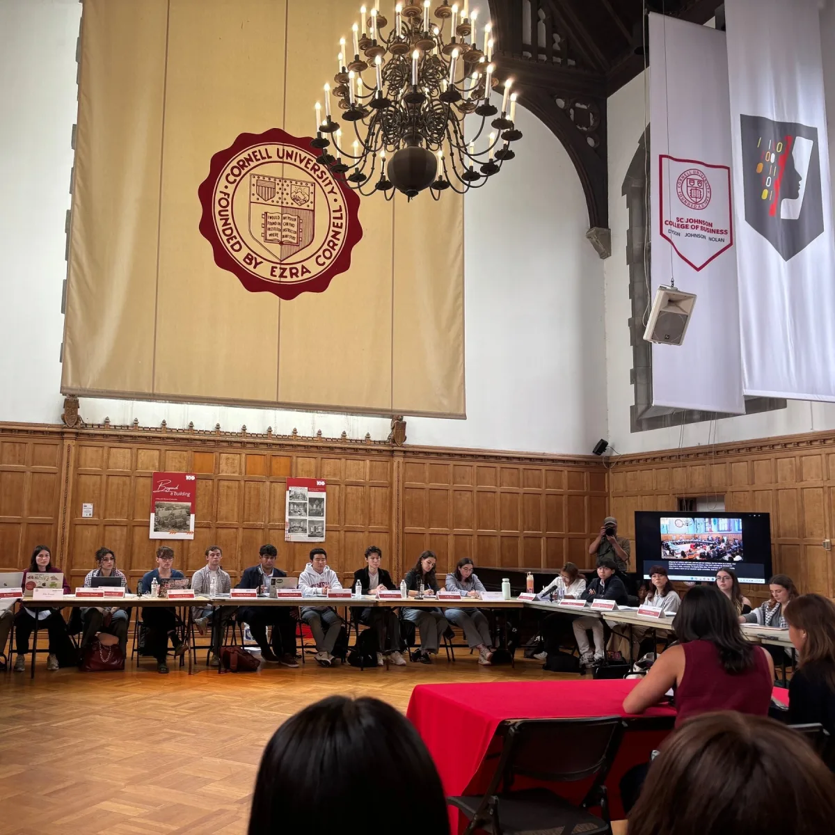 Image accompanying reporting about Cornell Students Call for Change at Fiery Public Meeting