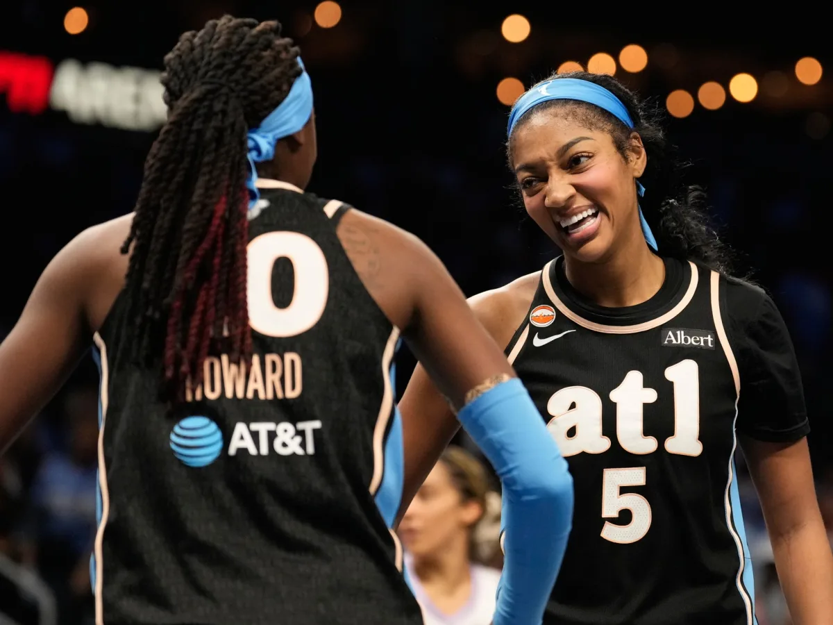 Image accompanying reporting about Angel Reese shines again as Dream down Valkyries to lead WNBA Finals