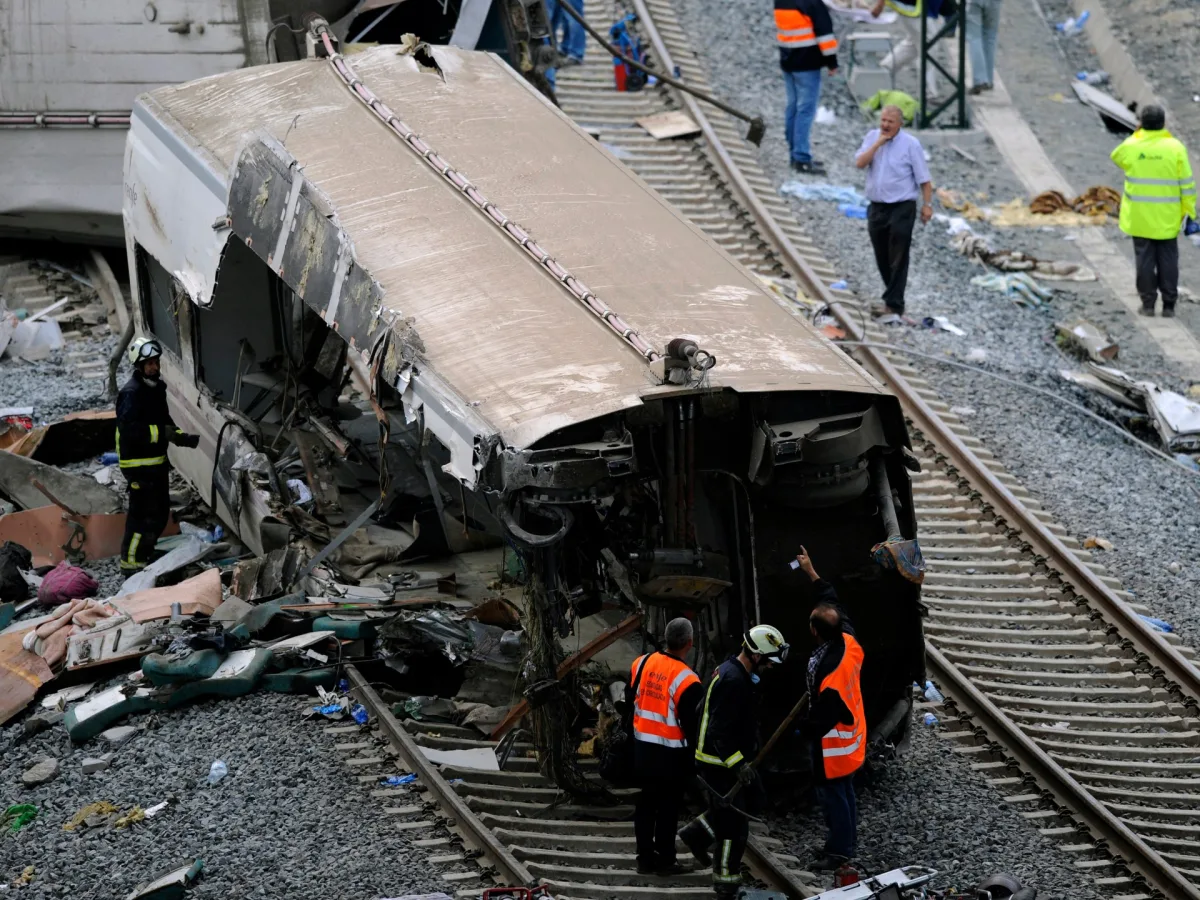 Image accompanying reporting about Survivors of Spain’s worst train crashes urge action after latest disaster