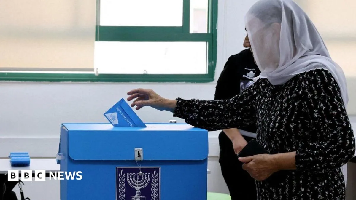 Image accompanying reporting about Arab parties could hold key as Netanyahu and Eisenkot set to fall short of victory