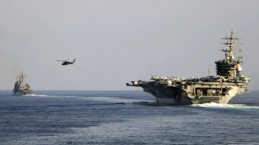 Image accompanying reporting about Navy aviators eject during carrier landing off Virginia