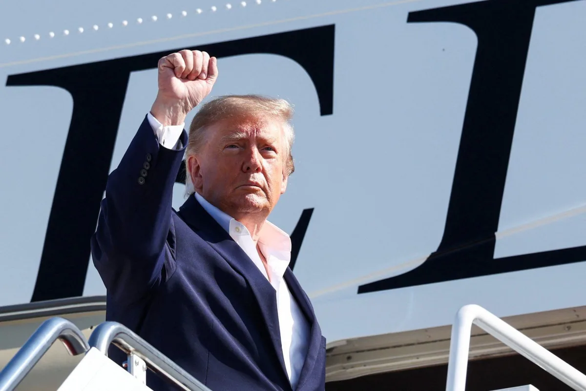 Image accompanying reporting about Trump says he’ll respect US midterm results if elections are ‘honest’
