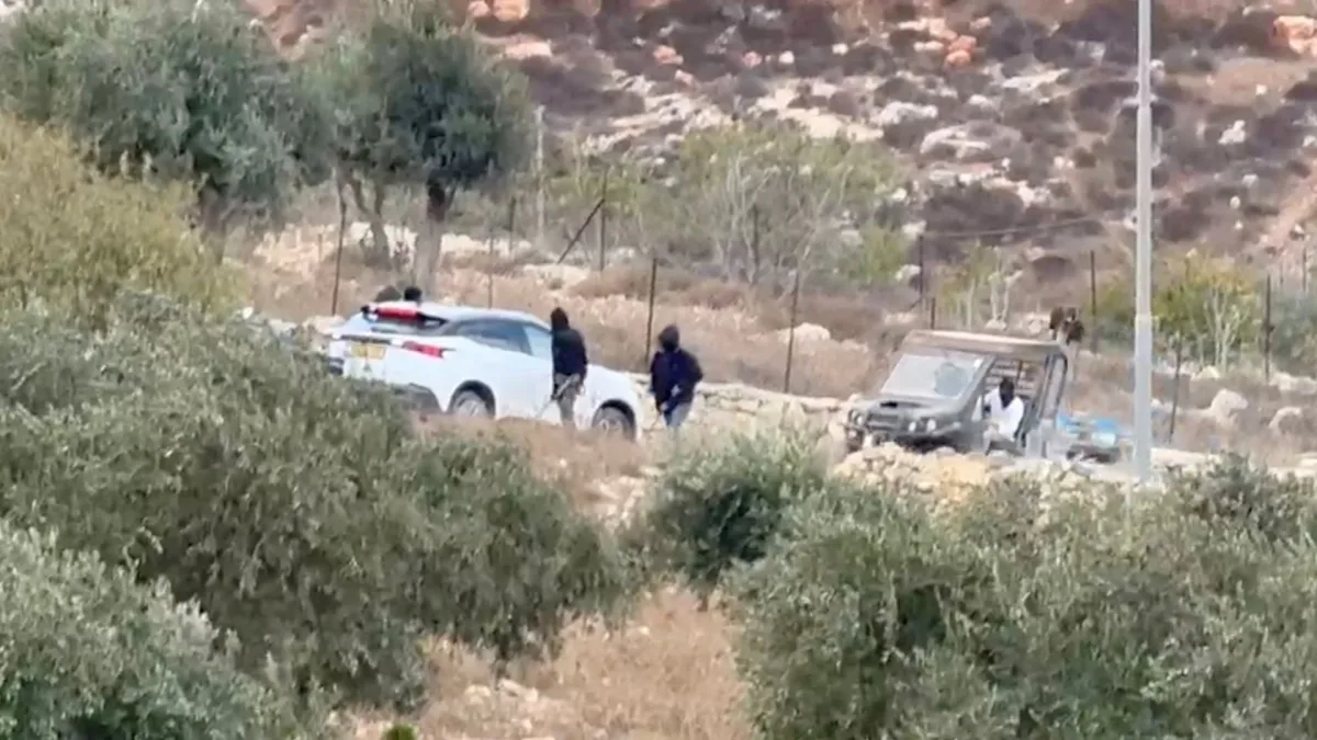 Image accompanying reporting about Arrests over Israeli settler attacks on US photojournalist and European diplomats in West Bank